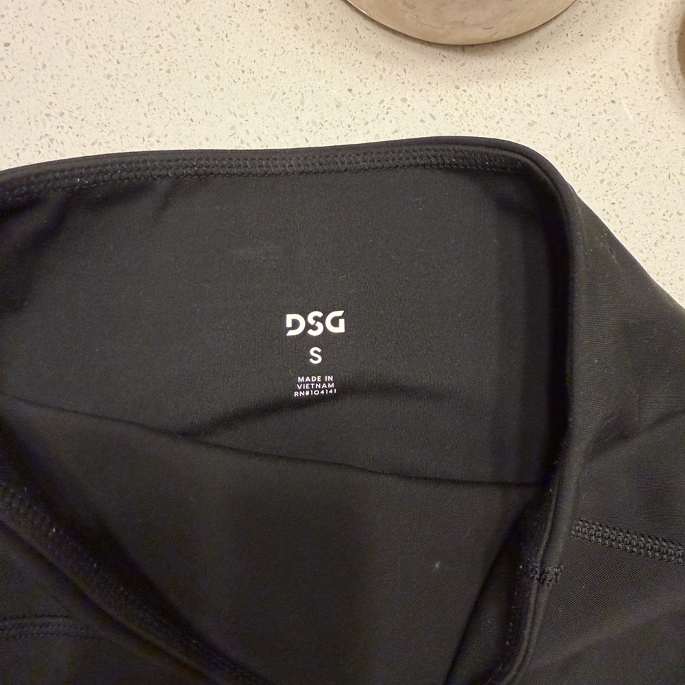 DSG Black High-Waist Athletic Bike Shorts - Picture 2 of 2
